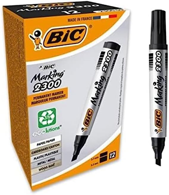 BIC 2300 PERMANENT MARKER BLACK